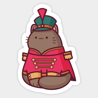 Nutcracker Cat Sticker